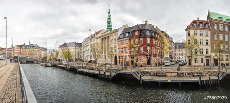Picture of Old Town of Copenhagen landscape Denmark